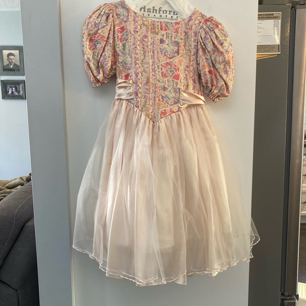 Little girls party dress, made in Canada